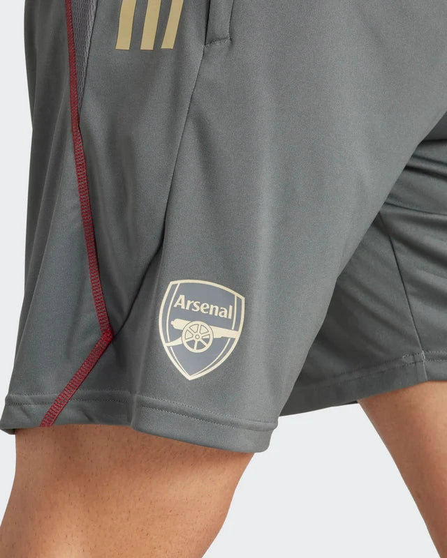 Short d'entrainement Arsenal - Gris/Or