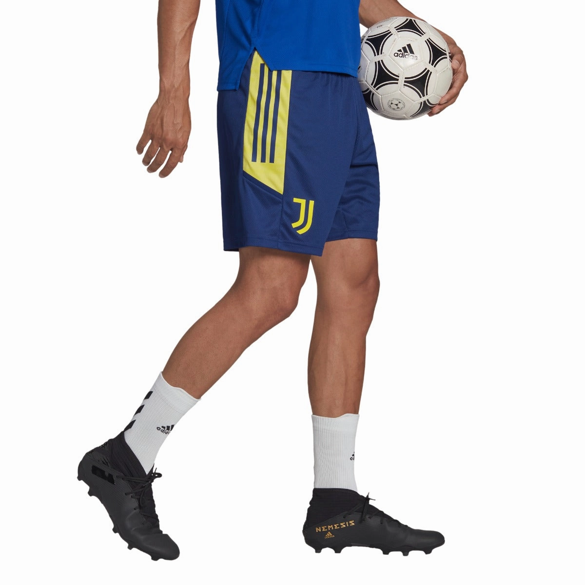 Short d'entrainement Juventus 2021/2022 - Bleu/Jaune