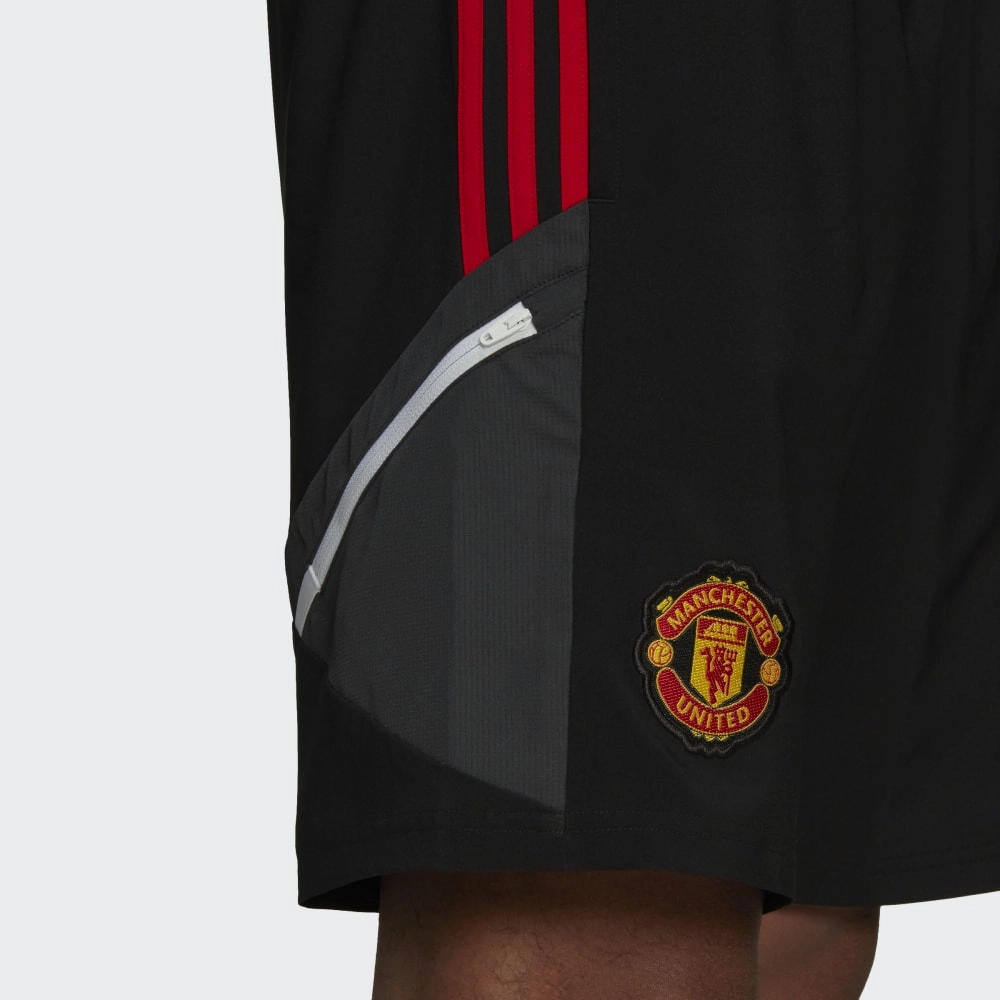 Short d'entrainement Manchester United 2022/2023- Noir/Rouge
