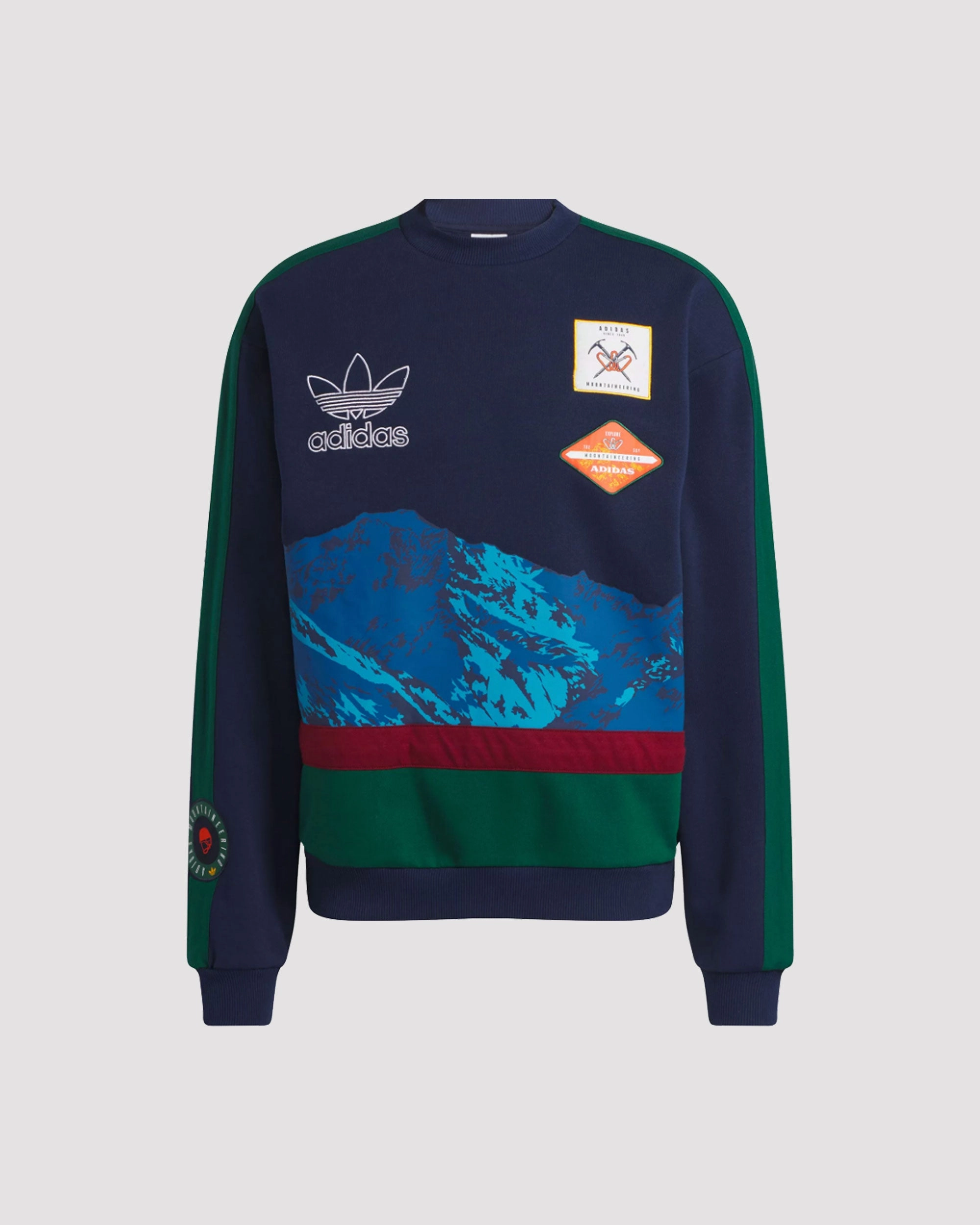SKY MOUNTAIN CREW SWEATER INDIGO