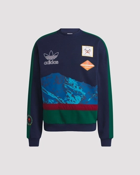 SKY MOUNTAIN CREW SWEATER INDIGO
