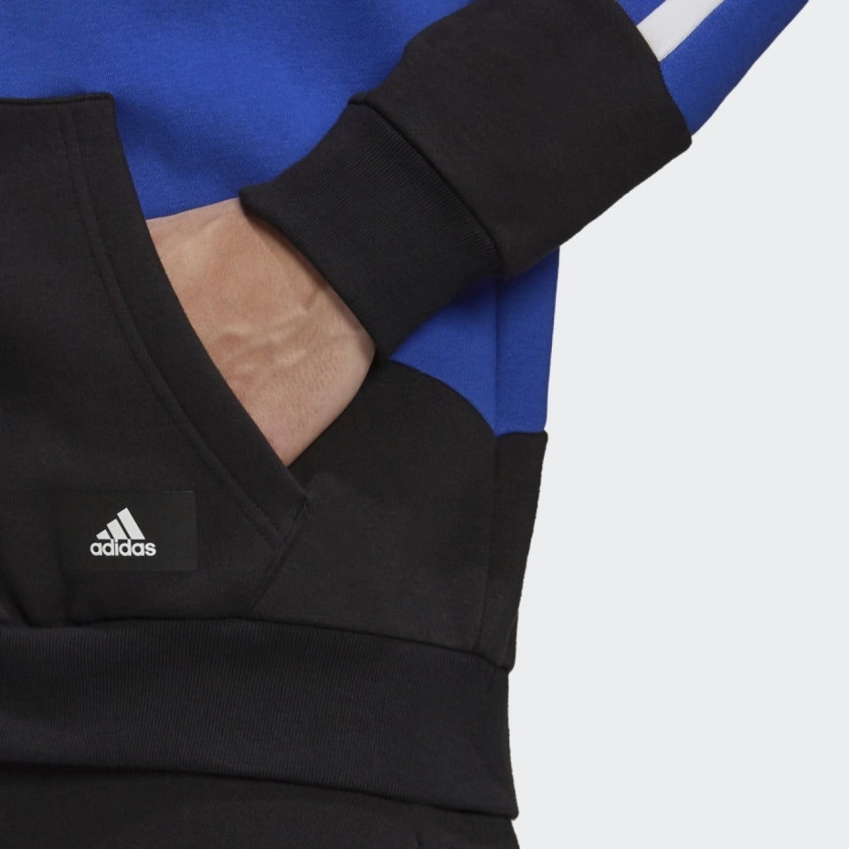Veste Capuche Adidas Sportswear Colorblock - Bleu/Noir