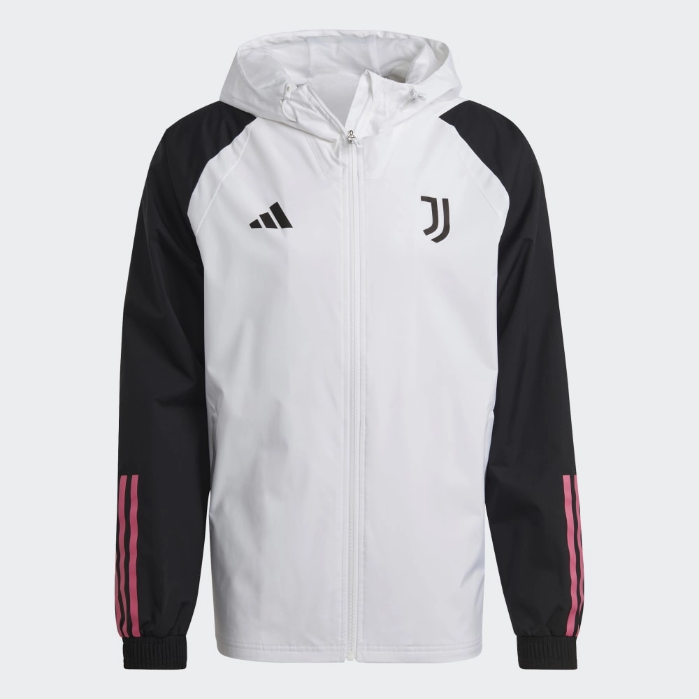 Veste Coupe-Vent Juventus - Blanc/Noir