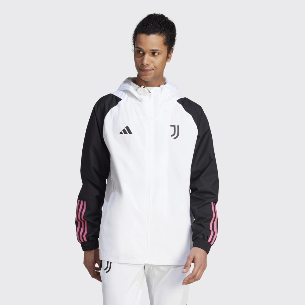 Veste Coupe-Vent Juventus - Blanc/Noir