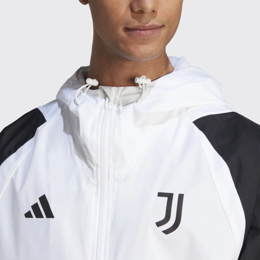 Veste Coupe-Vent Juventus - Blanc/Noir