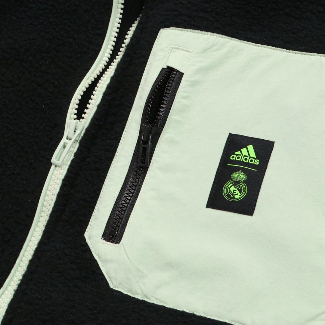 Veste d'entrainement Real Madrid 2022/2023 - Noir/Beige/Vert