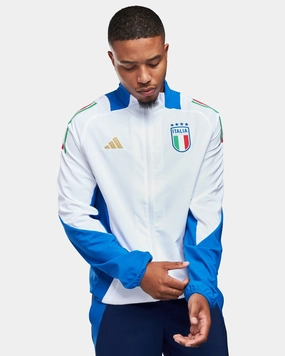 Veste de survêtement Italie 2024 - Blanc/Bleu