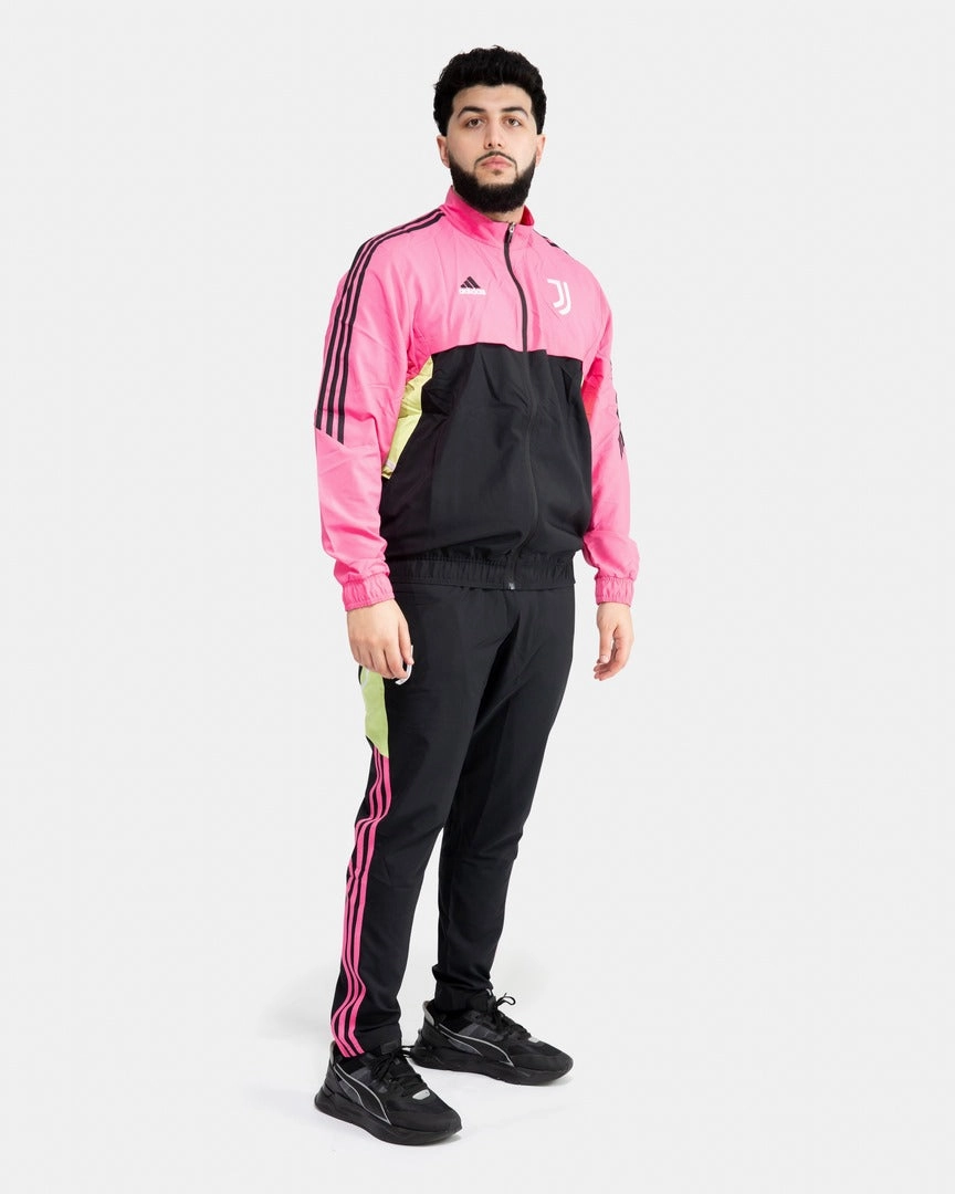 Veste de survêtement Juventus - Noir/Rose