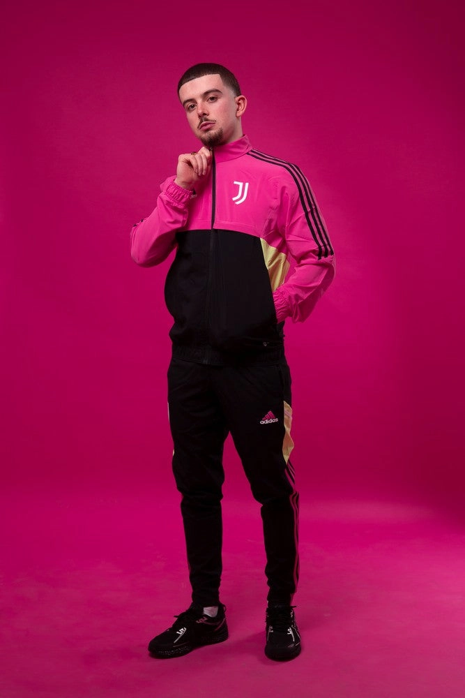 Veste de survêtement Juventus - Noir/Rose