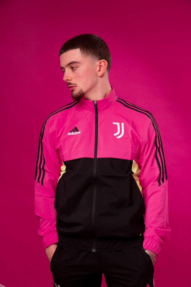 Veste de survêtement Juventus - Noir/Rose
