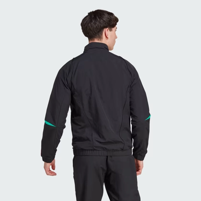 Veste de survêtement Manchester United - Noir/Rouge/Vert