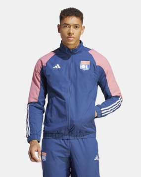 Veste de survêtement OL - Bleu/Rose