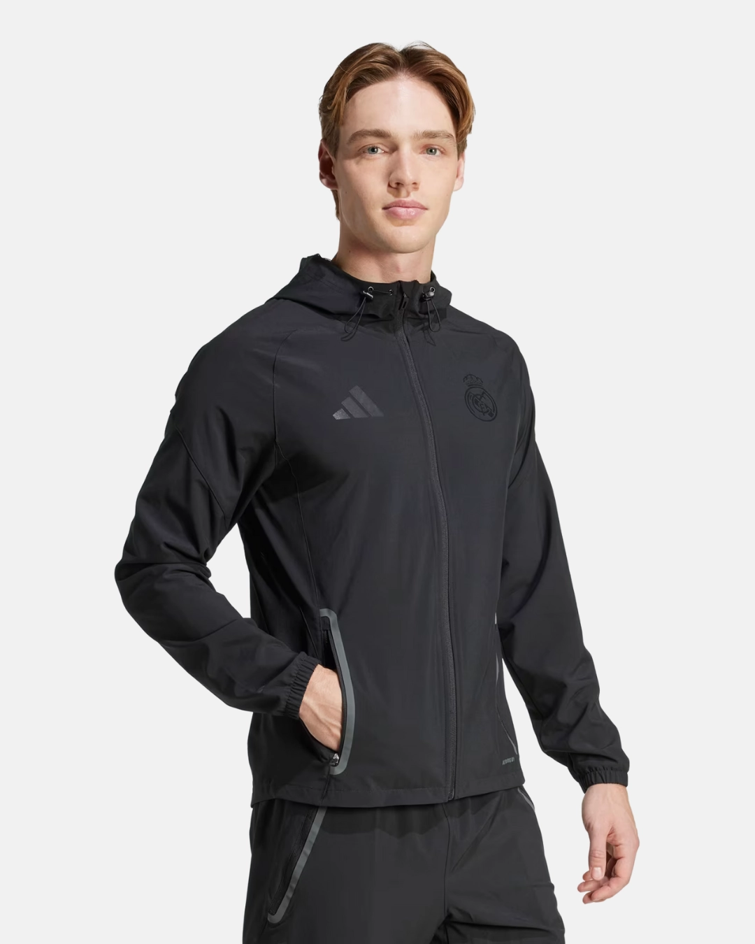 Veste de survêtement Real Madrid 2024/2025 - Noir