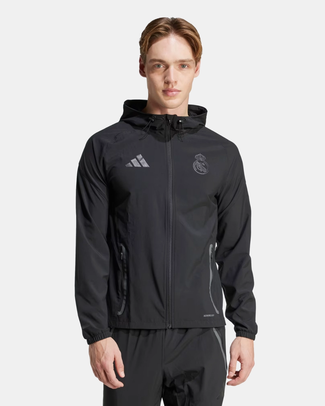 Veste de survêtement Real Madrid 2024/2025 - Noir