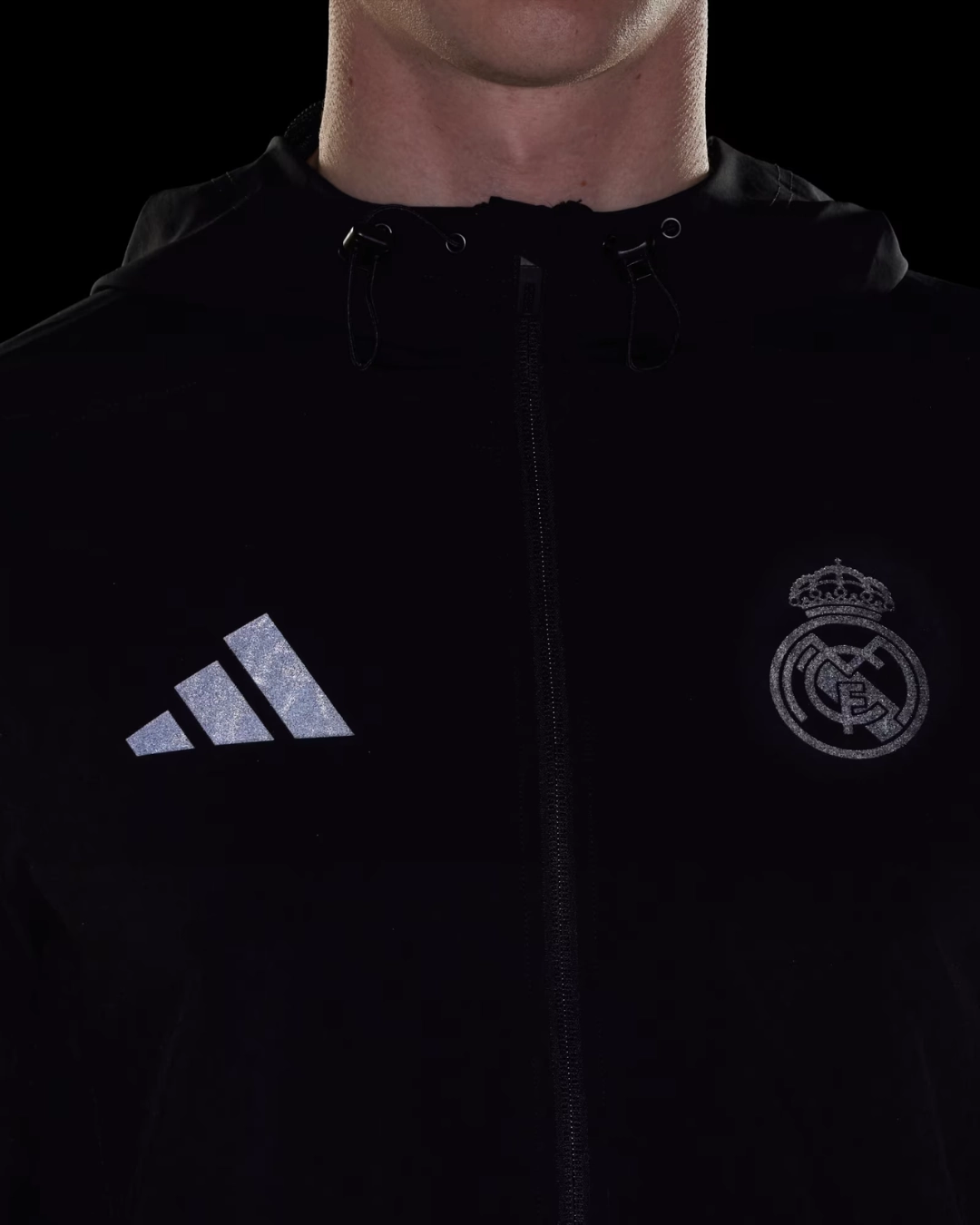 Veste de survêtement Real Madrid 2024/2025 - Noir