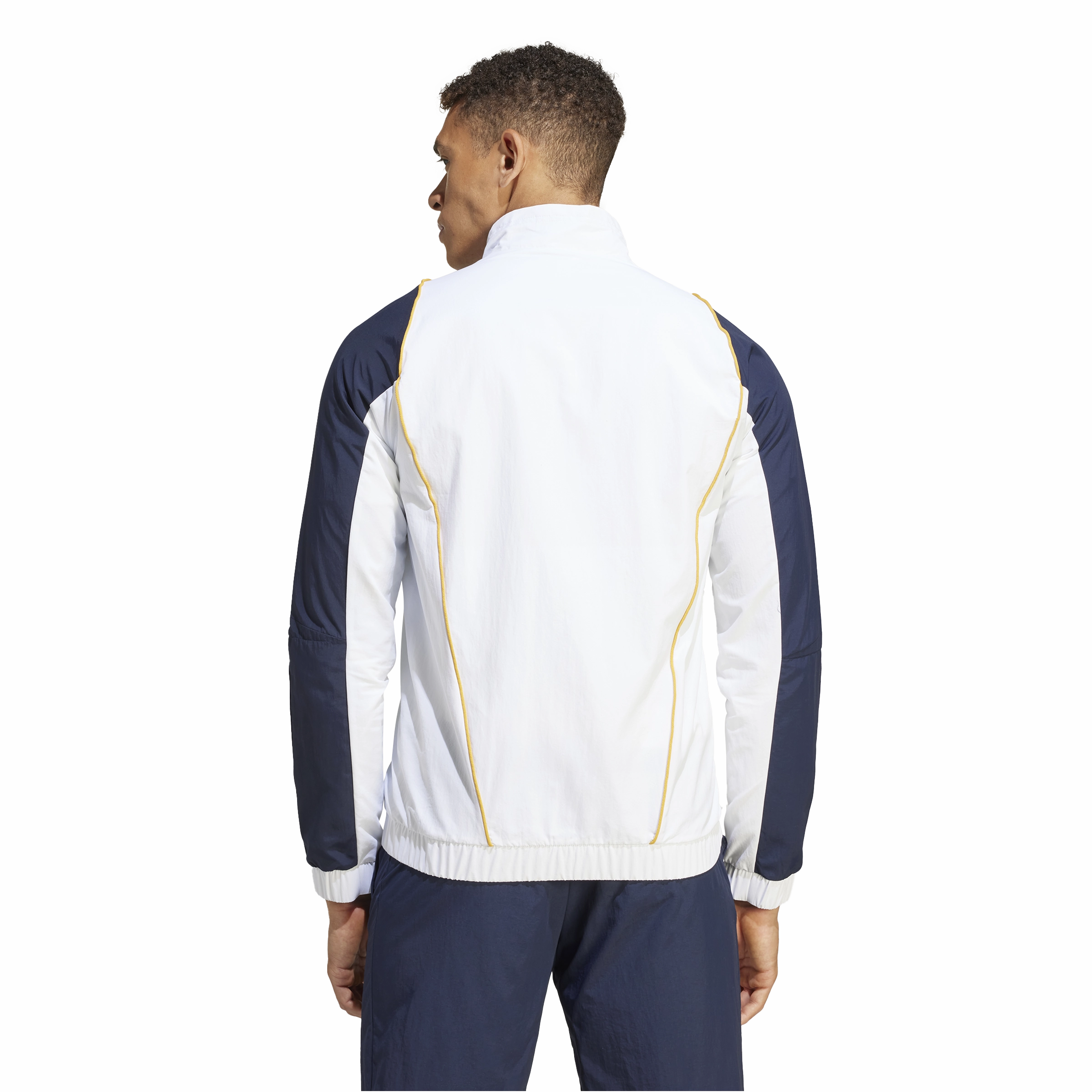 Veste de survêtement Real Madrid - Blanc/Bleu/Jaune