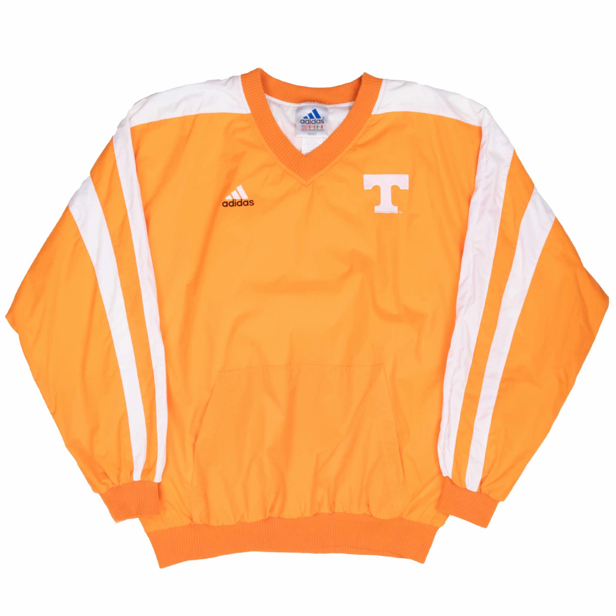 VINTAGE NCAA TENNESSEE VOLUNTEERS ADIDAS PULLOVER WINDBREAKER JACKET 1990S XL