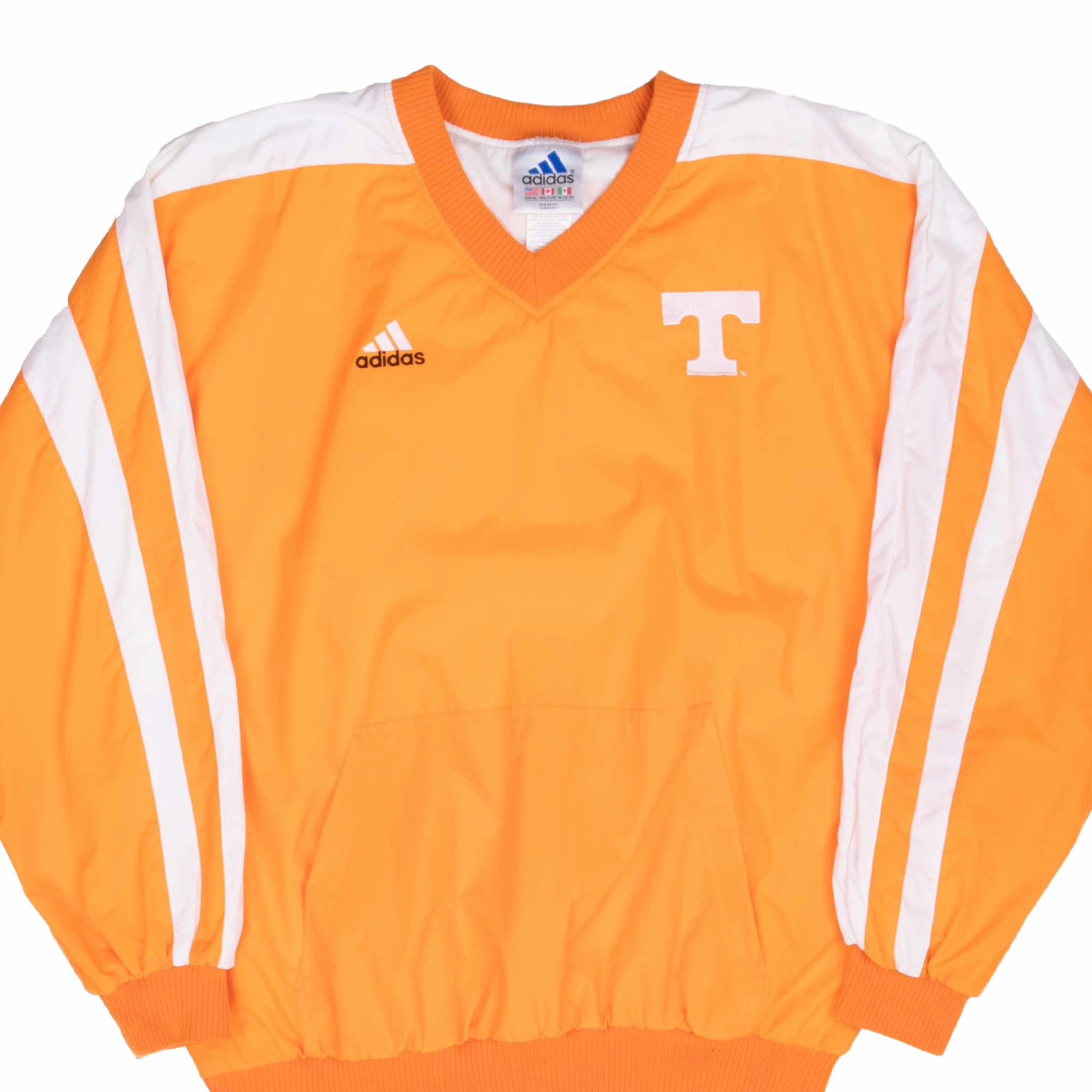 VINTAGE NCAA TENNESSEE VOLUNTEERS ADIDAS PULLOVER WINDBREAKER JACKET 1990S XL