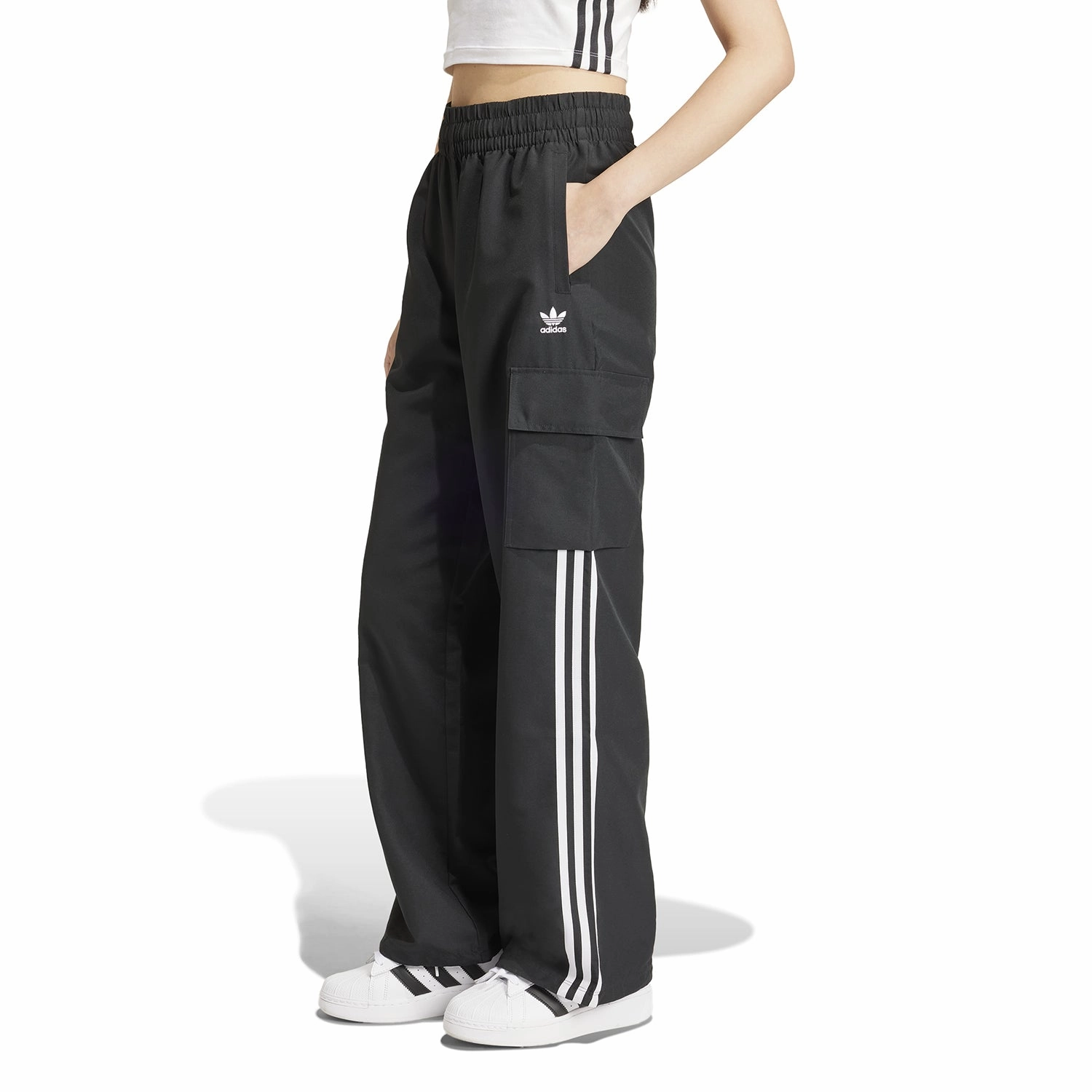 Wide Leg Cargo Pant - Womens