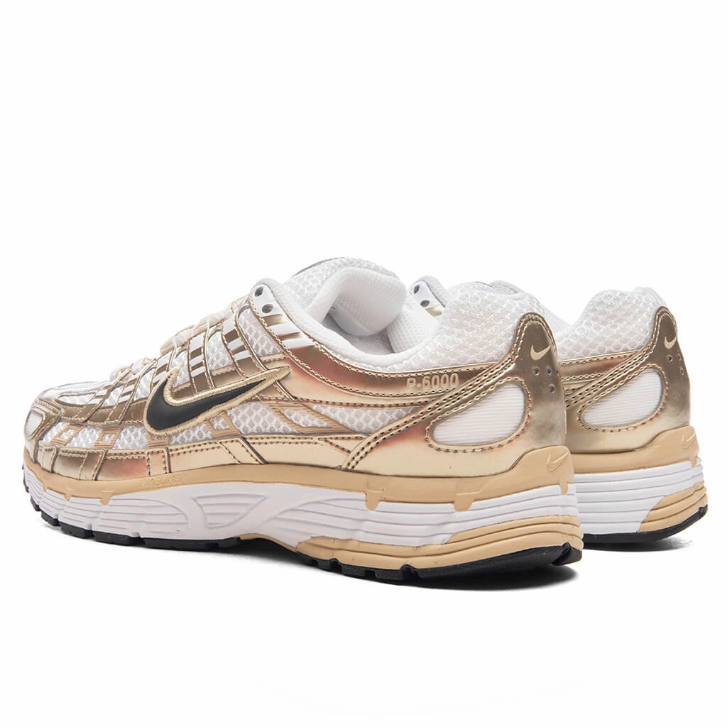 Women's P-6000 Gold - White/Black/Grain/Metallic Gold Grain
