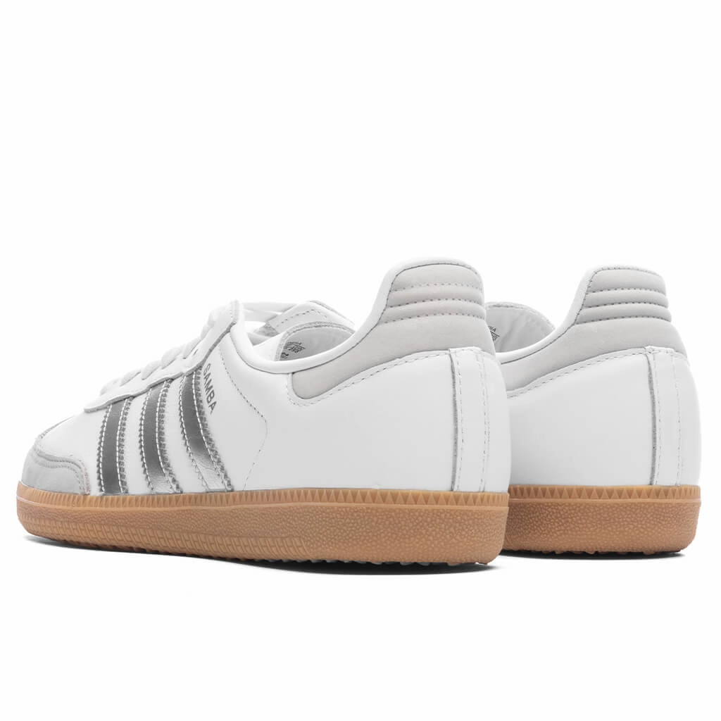 Women's Samba OG - Cloud White/Silver Metallic/Grey One