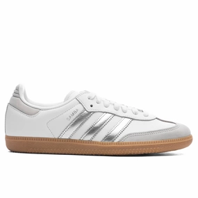 Women's Samba OG - Cloud White/Silver Metallic/Grey One