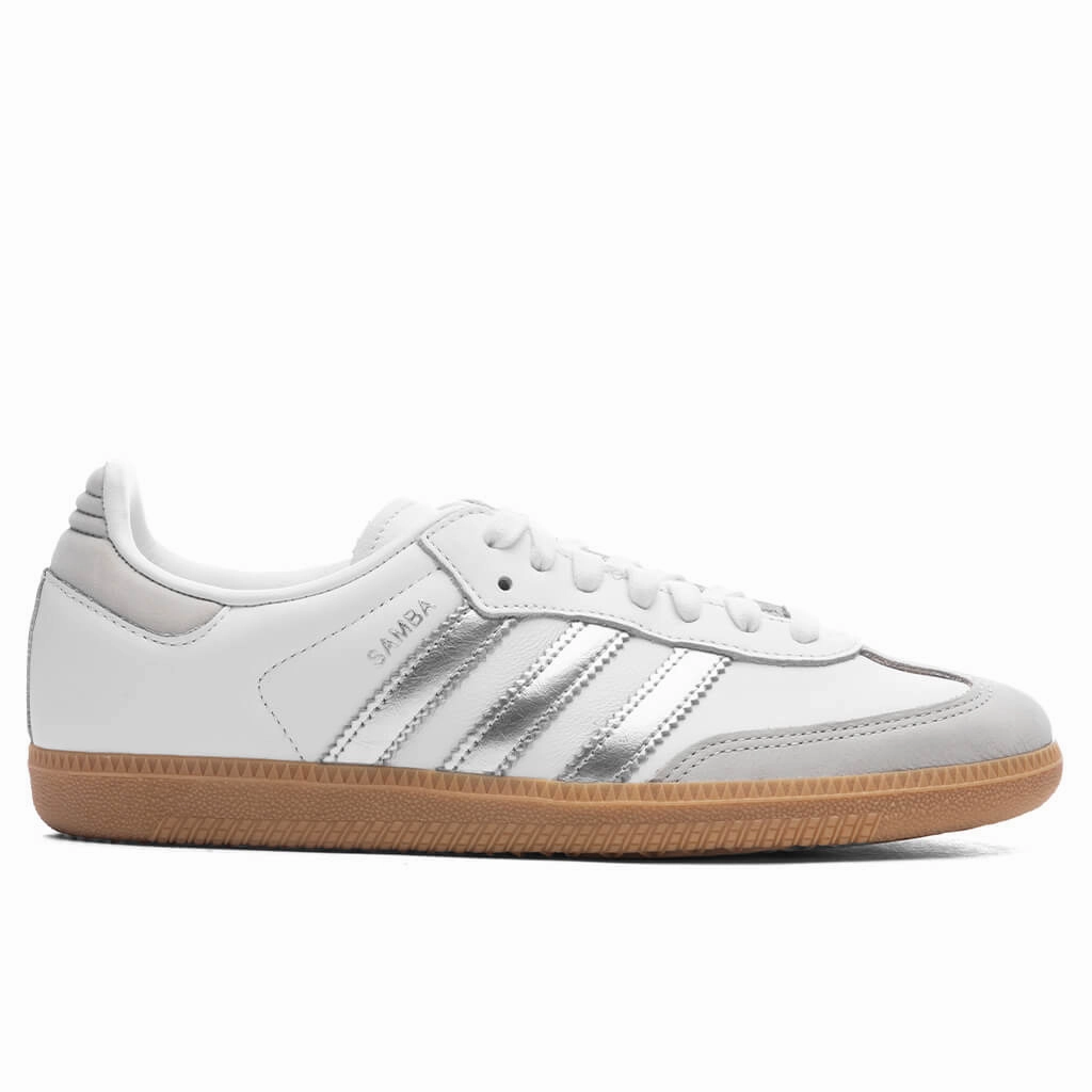 Women's Samba OG - Cloud White/Silver Metallic/Grey One