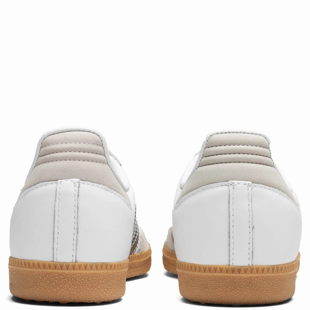 Women's Samba OG - Cloud White/Silver Metallic/Grey One
