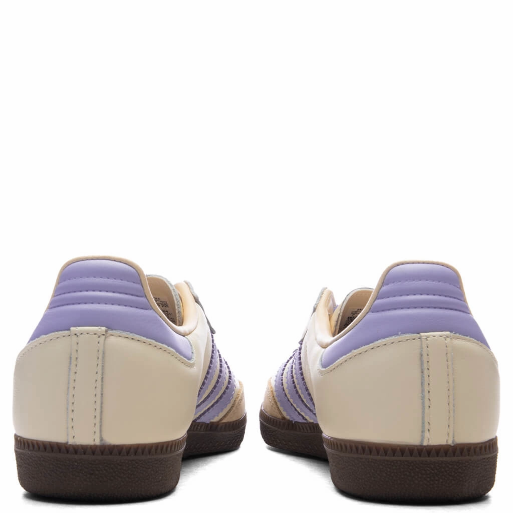 Women's Samba OG - Cream White/Violet Tone/Sand Strata