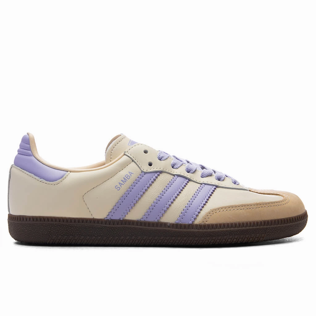 Women's Samba OG - Cream White/Violet Tone/Sand Strata