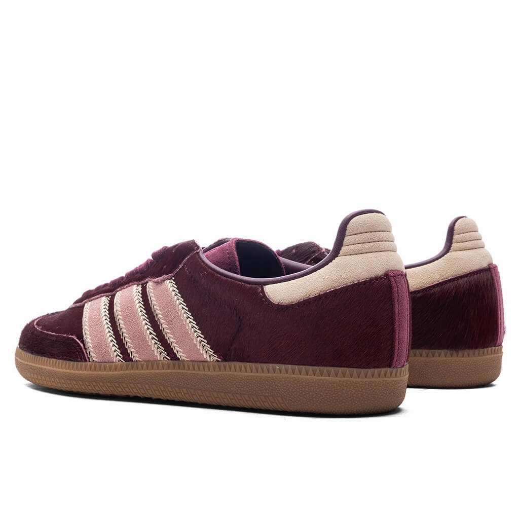 Women's Samba OG - Sand Strata/Maroon/Warm Clay