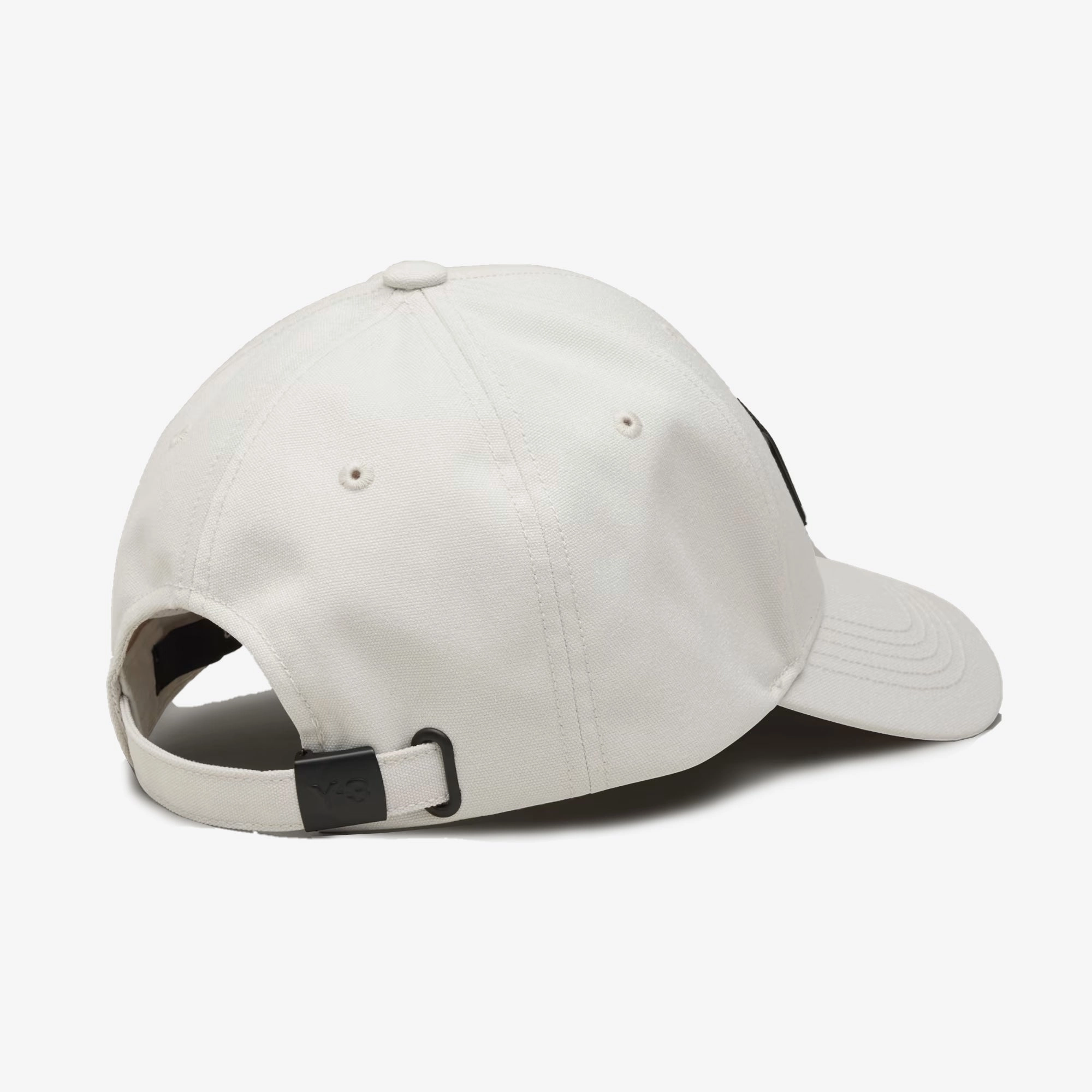 Y-3 | FRONT WEBBING CAP  { TALC