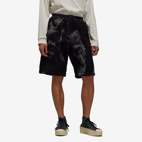 Y-3 | FUZZY FLEECE SHORTS  { BLACK