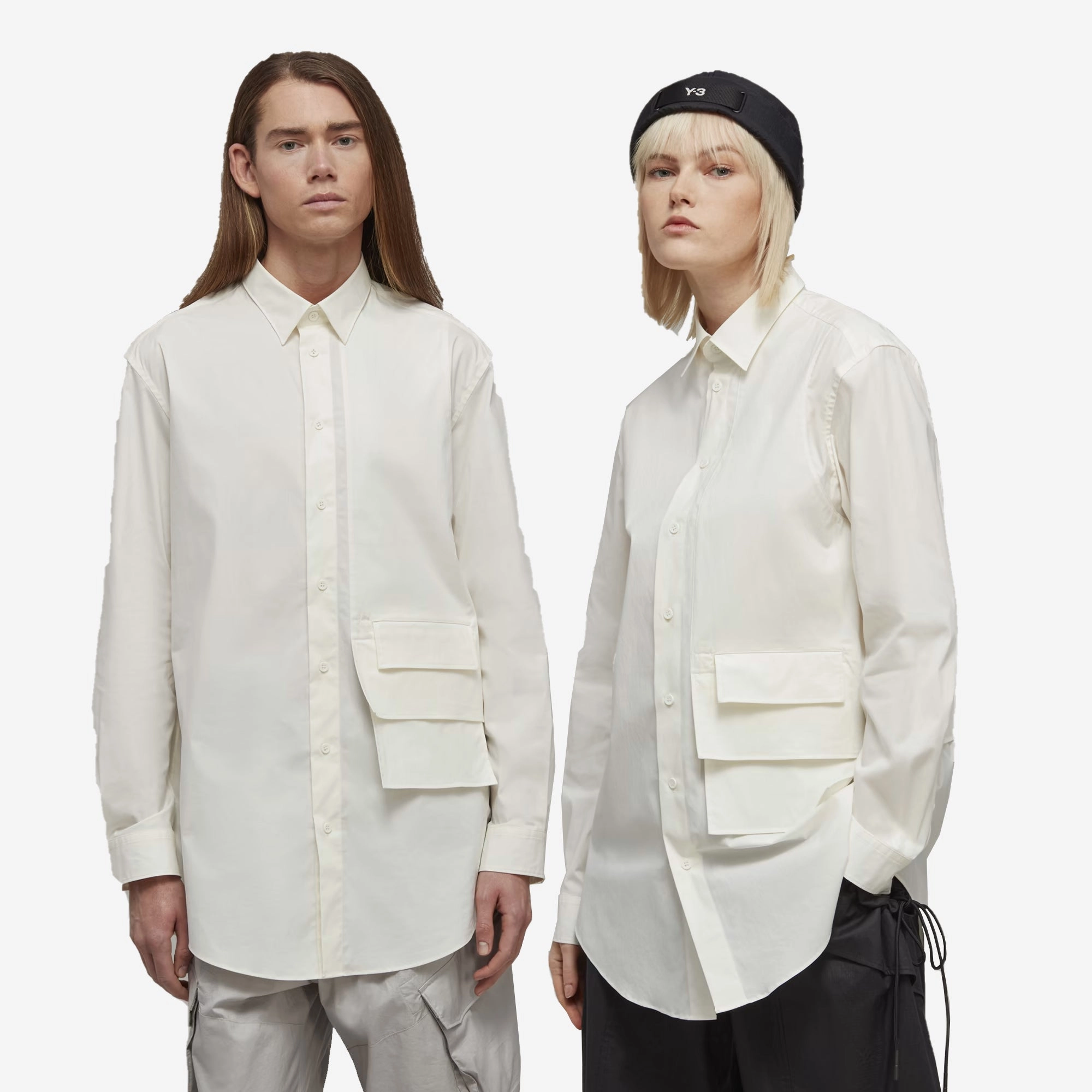 Y-3 | SHIRT  { OFF WHITE