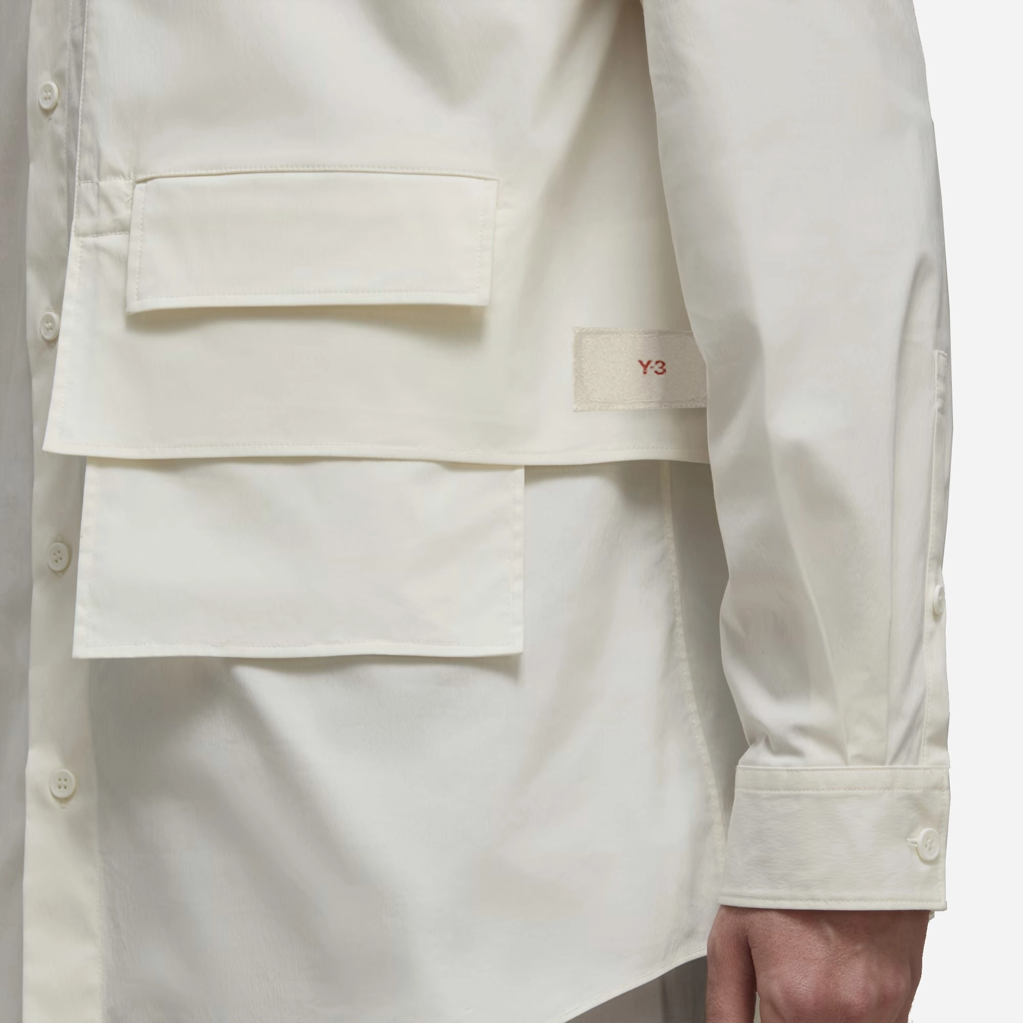 Y-3 | SHIRT  { OFF WHITE