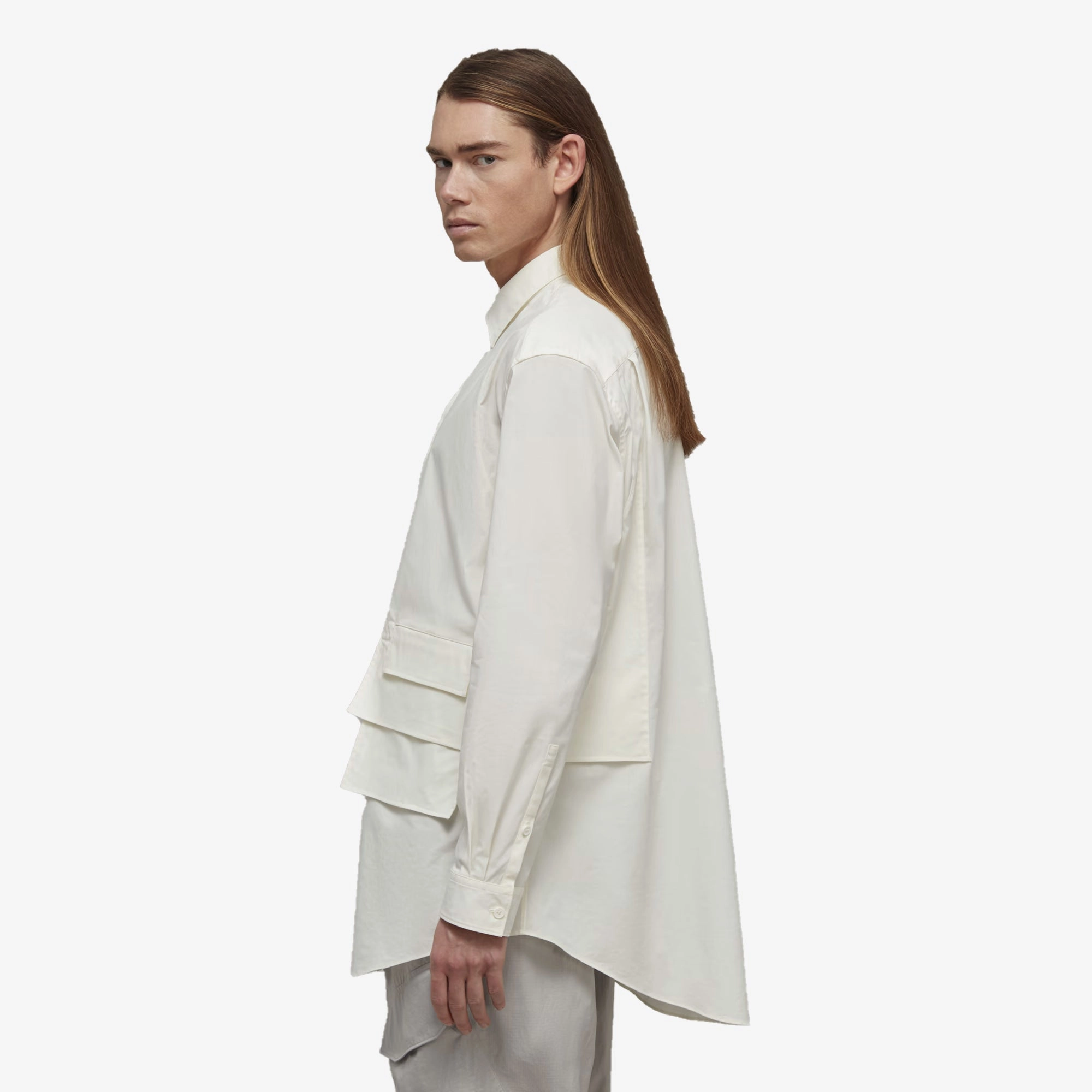 Y-3 | SHIRT  { OFF WHITE