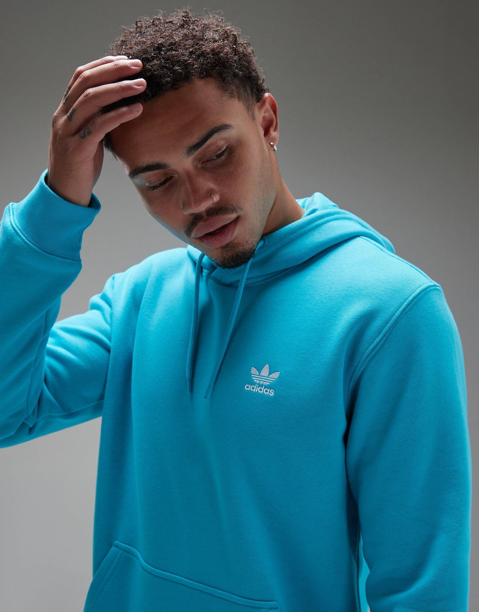 סווטשירט קפוצ'ון Trefoil Essential Fleece | גברים