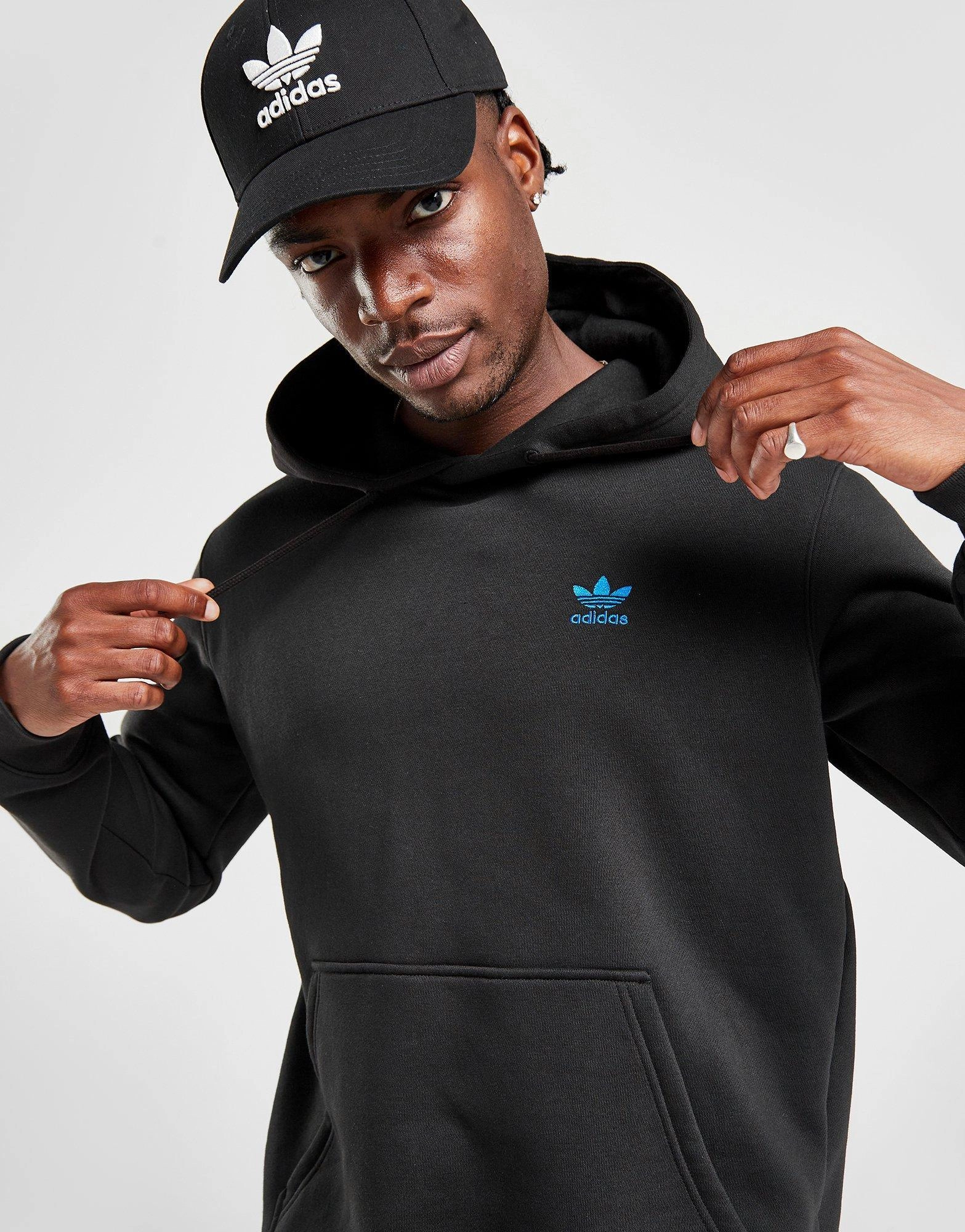 סווטשירט קפוצ'ון Trefoil Essential Fleece | גברים